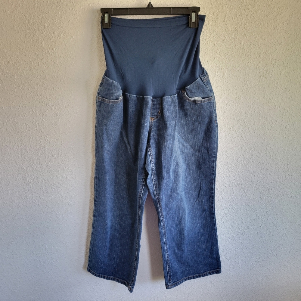 Motherhood Maternity Capri Jeans Womens Size L